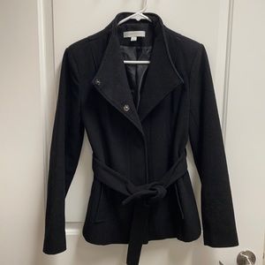 Women’s small black New York and Company Pea coat